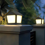 Cottage Shaped Modern Solar Fence Post Lights Li002306