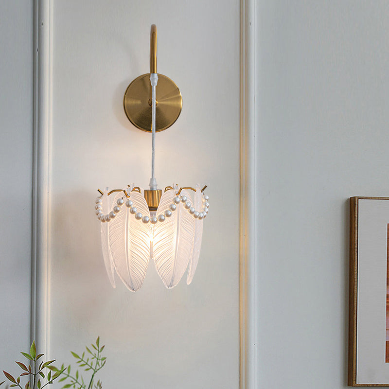 Glass Feathers Nordic Wall Lights Li002591