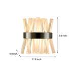 Creative Crystal Strips Luxury Up And Down Lighting Nordic Wall Lamp