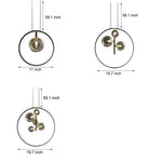 Bubi Black Pendant Light Glass Bubbles Led For Dining Room