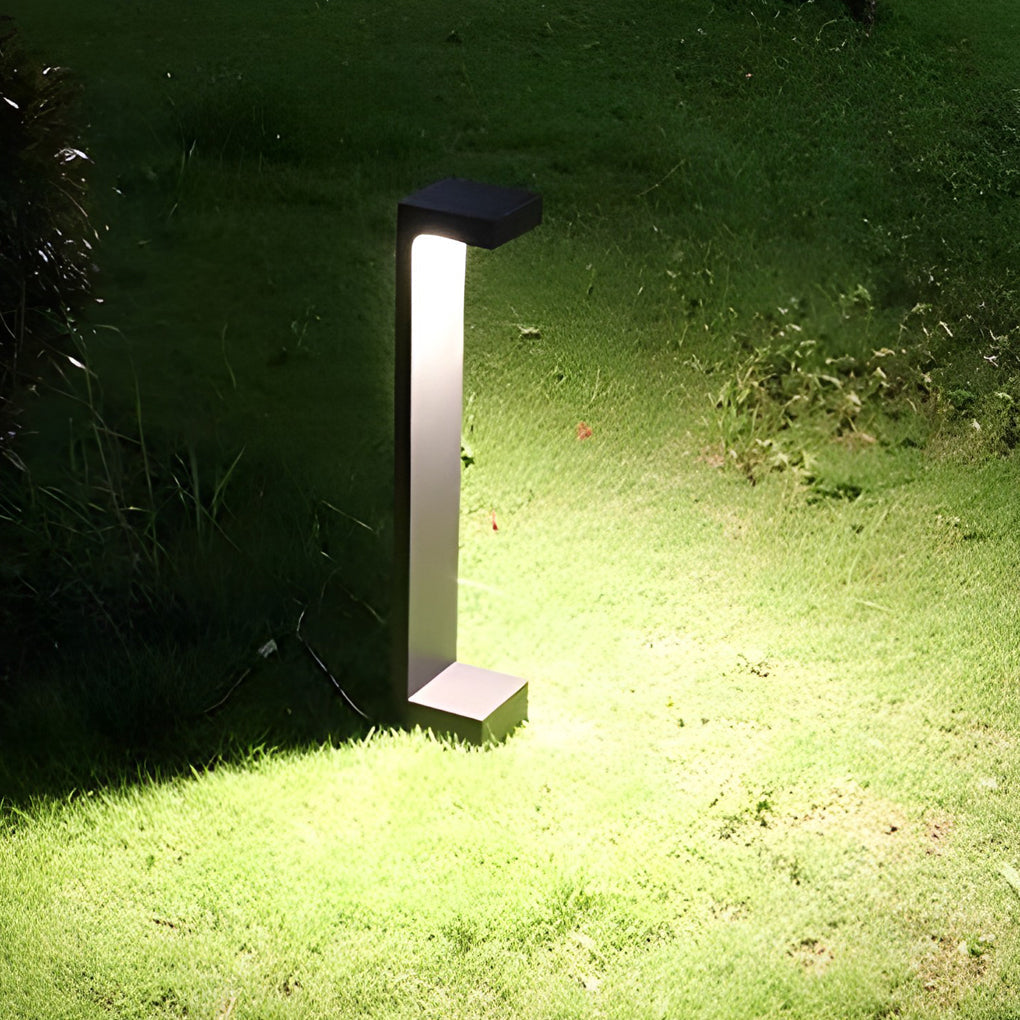 Modern Rectangular LED Pathway Lights for Garden Walkways – 10W, IP65 Waterproof, Black Aluminum