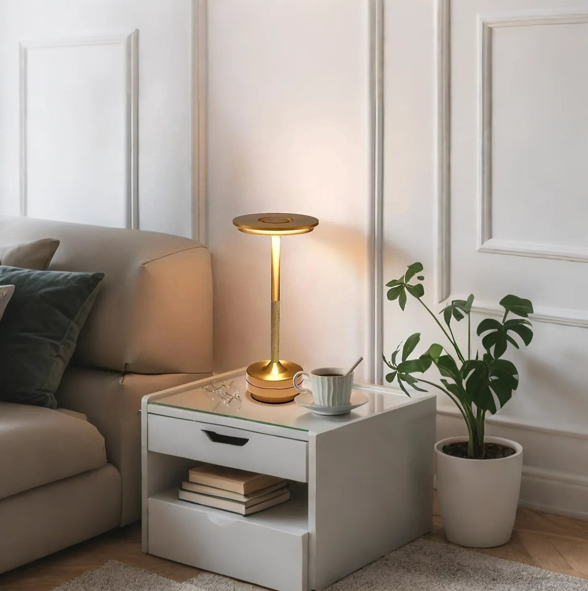 Modern Cordless Touch Table Lamp
