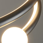 Minimalist Ring Ball 3 Step Dimming Led Nordic Chandelier Hanging Lamp
