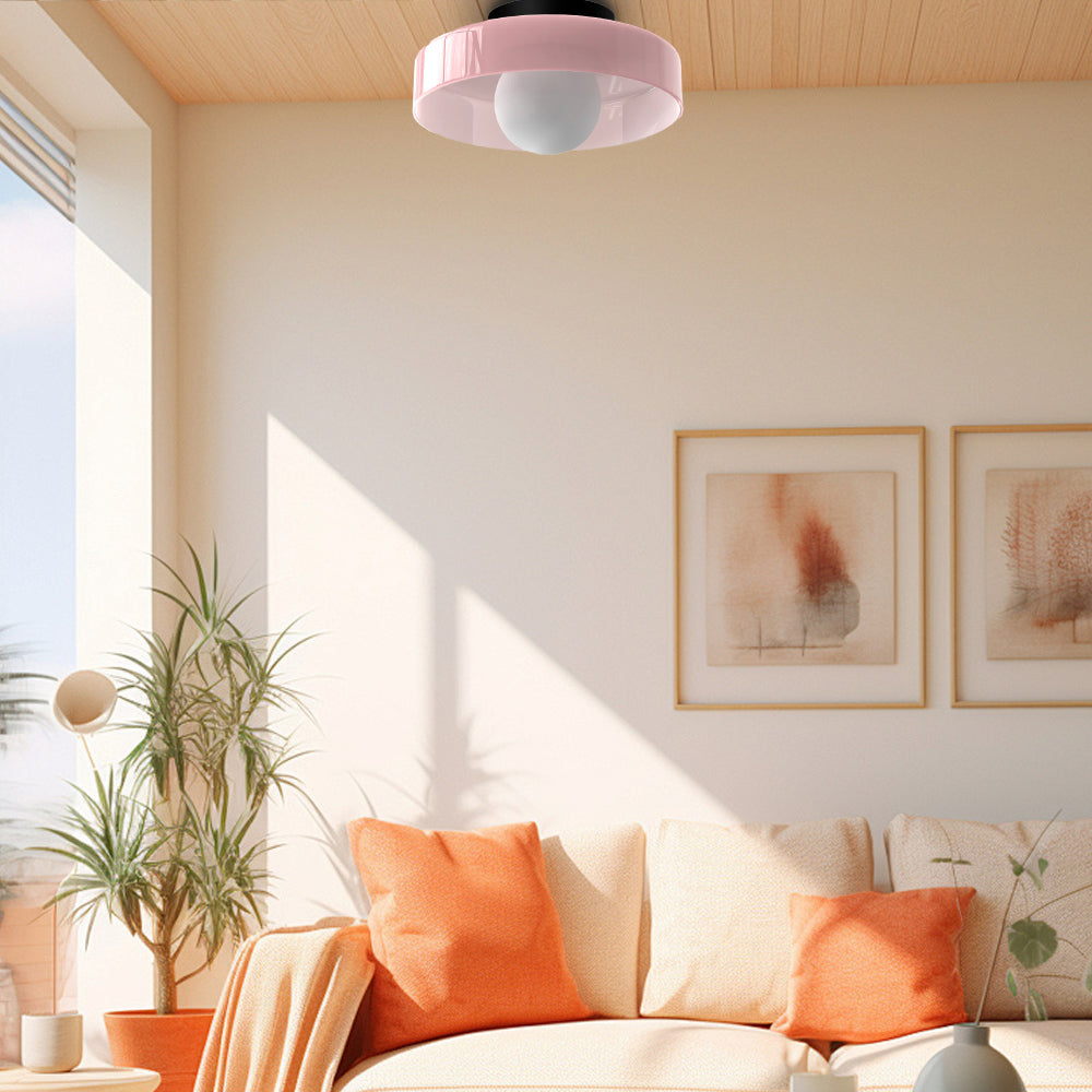Modern Round Flush Mount Ceiling Light