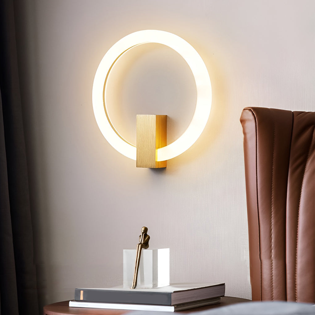 Circle Dimmable Led Wall Sconce