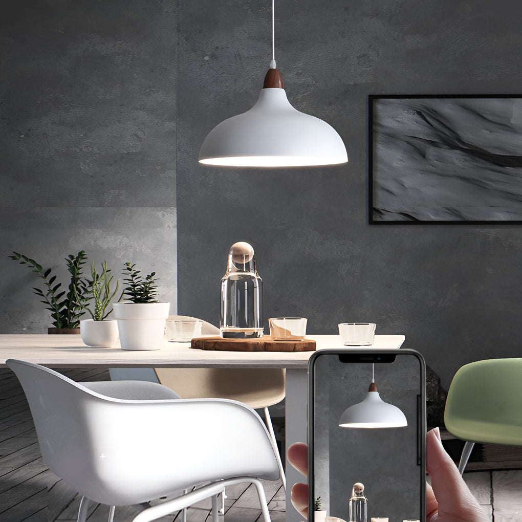 White Nordic Pendant Light