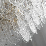 Glass Led French Style Chandelier Ha093728