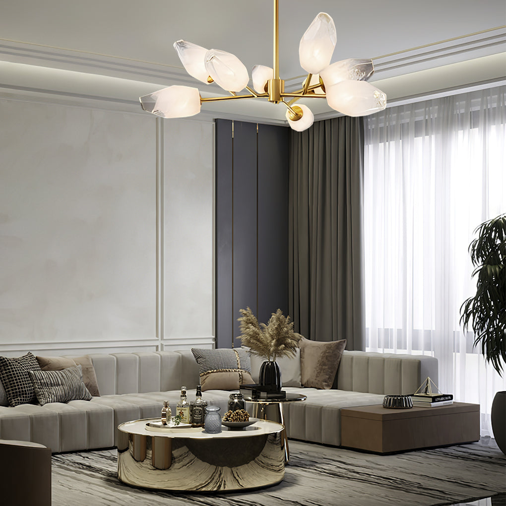 Glass Moleculars Led Chandelier Ha098867