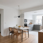 Modern Simple Fabric Hat Shape Pendant Light