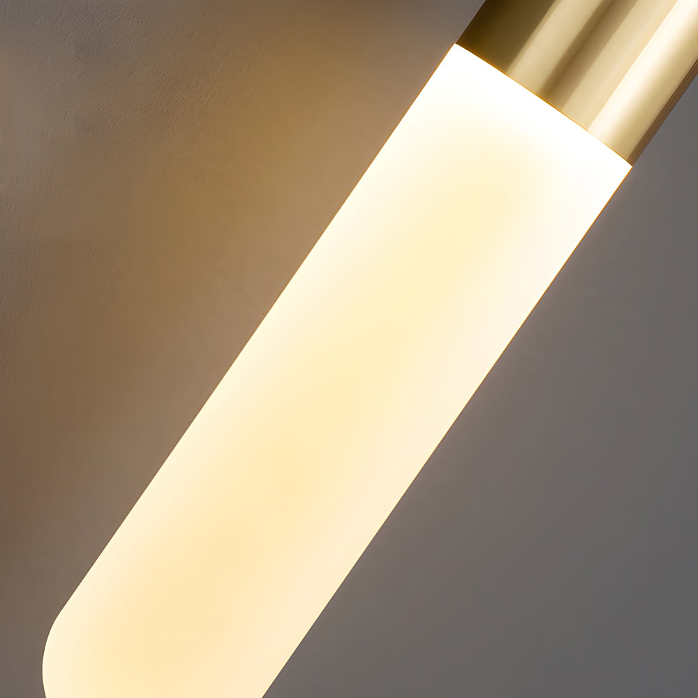 Long Copper Acrylic 3 Step Dimming Modern Pendant Lights Hanging Lamp Li002735