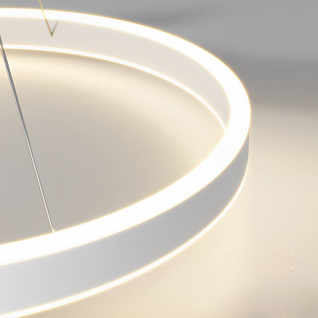 Rotating White Nordic Chandelier Ha083139