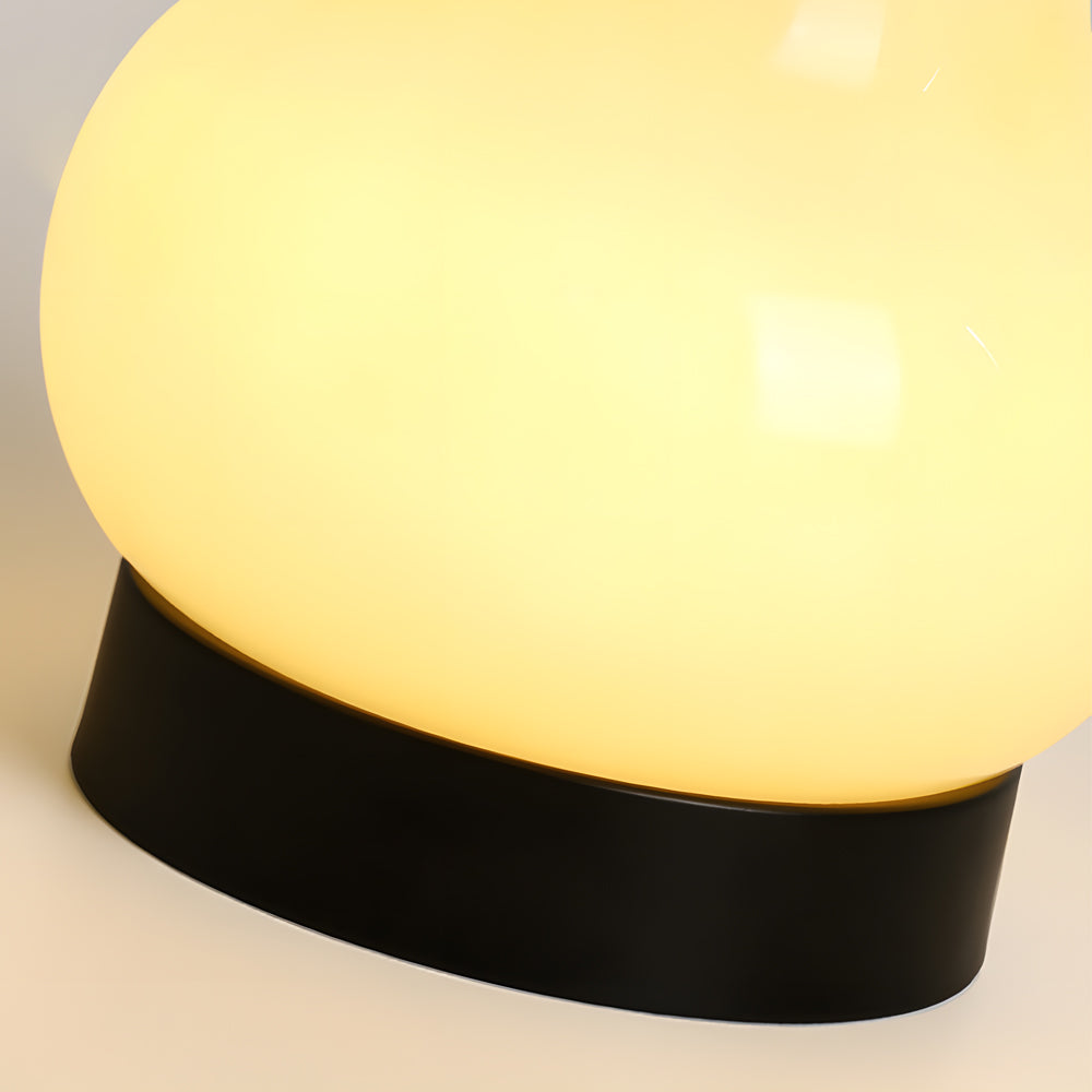 Glass Pear Led Table Ambient Lamp With Touch Switch