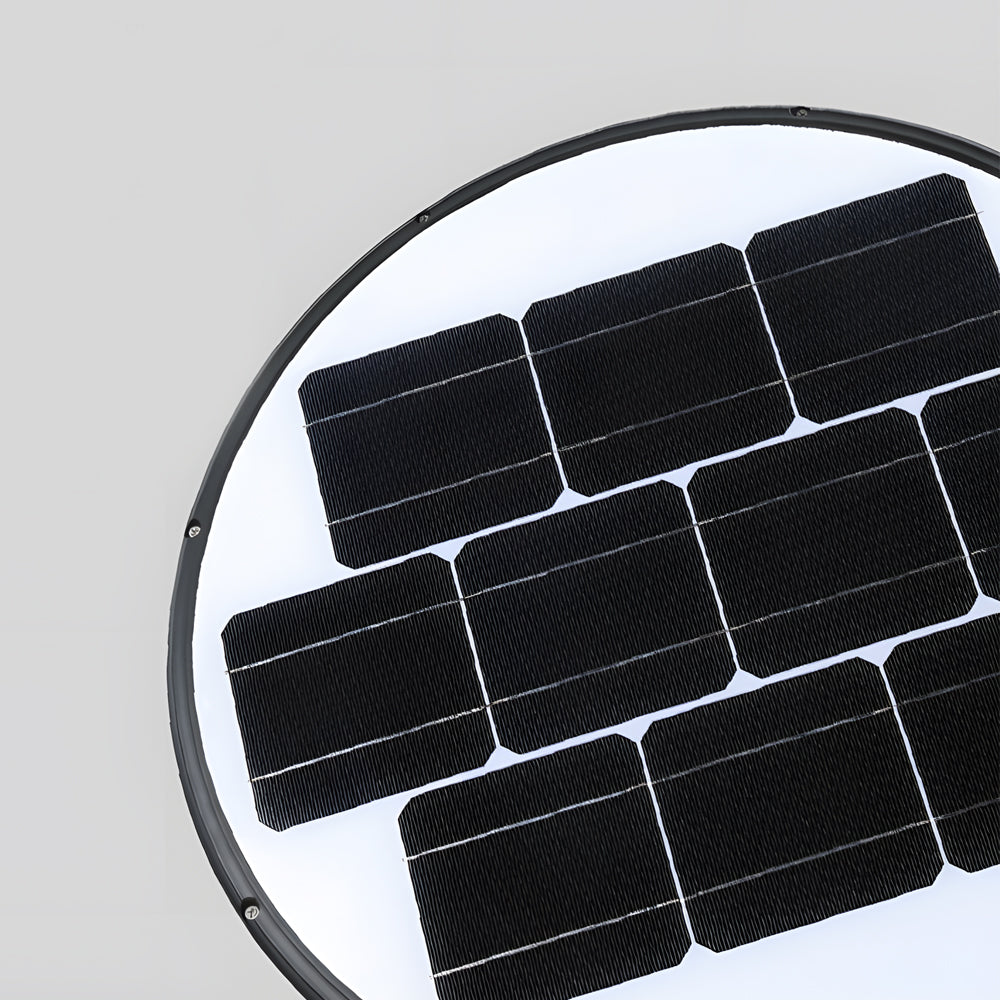 Outdoor Black Led Solar Lamp Post Street Light