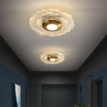Modern Geometric Grain Ceiling Light