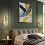 Rotatable Rounded Rectangular Led Nordic Wall Lamp