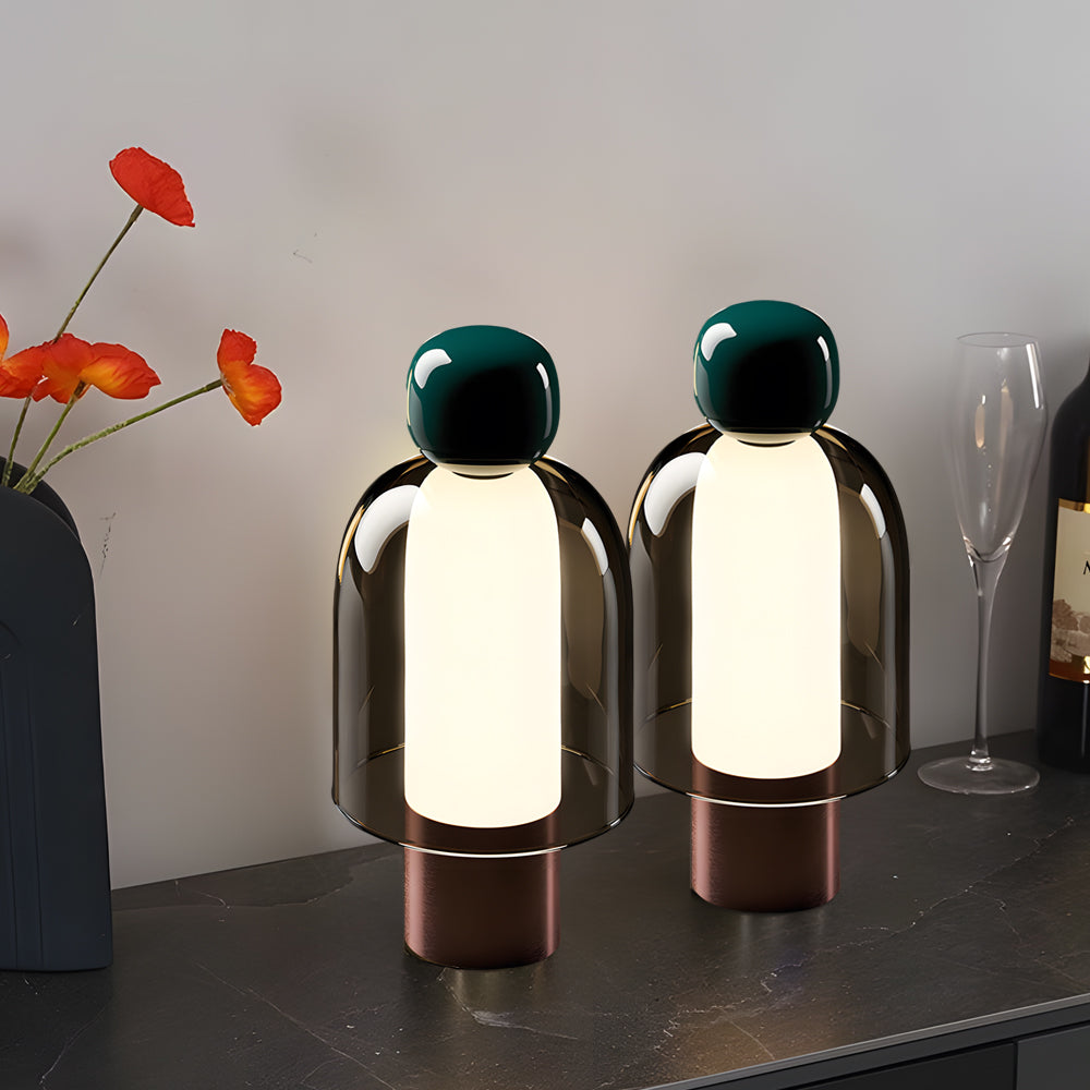 Humanoid Accent Table Lamp Battery Operated Led