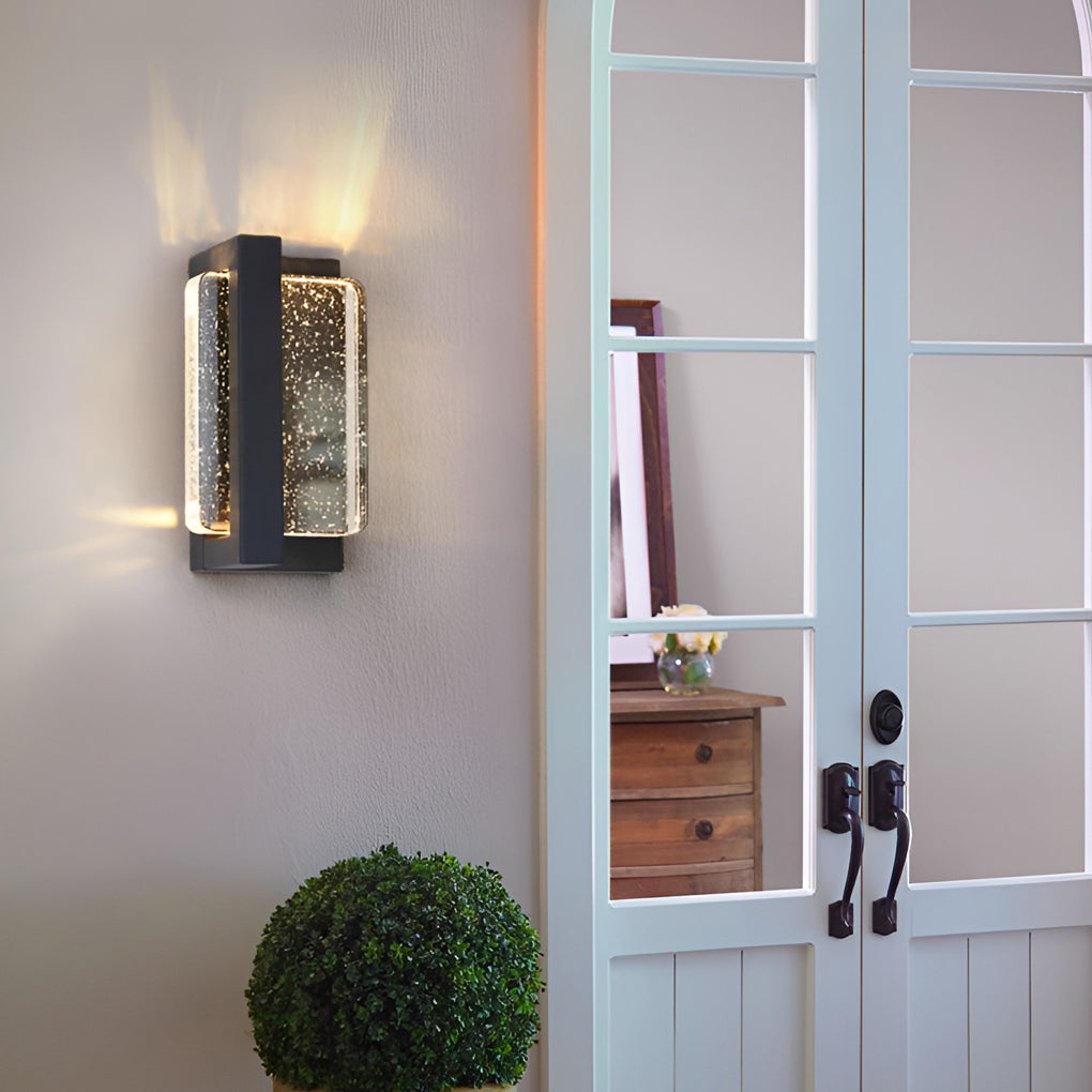 Crystal Waterproof Outdoor Wall Lamp