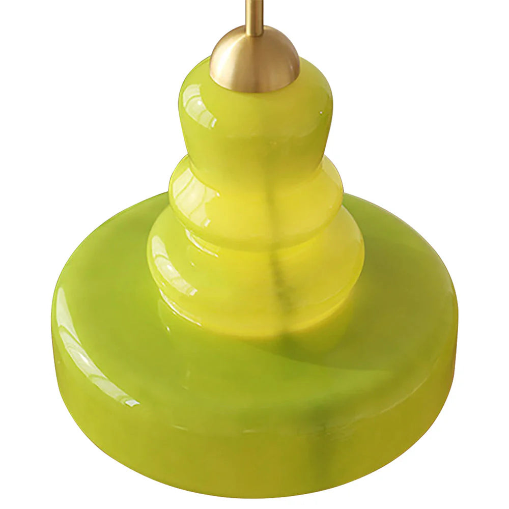 French Colorful Gourd Chandelier