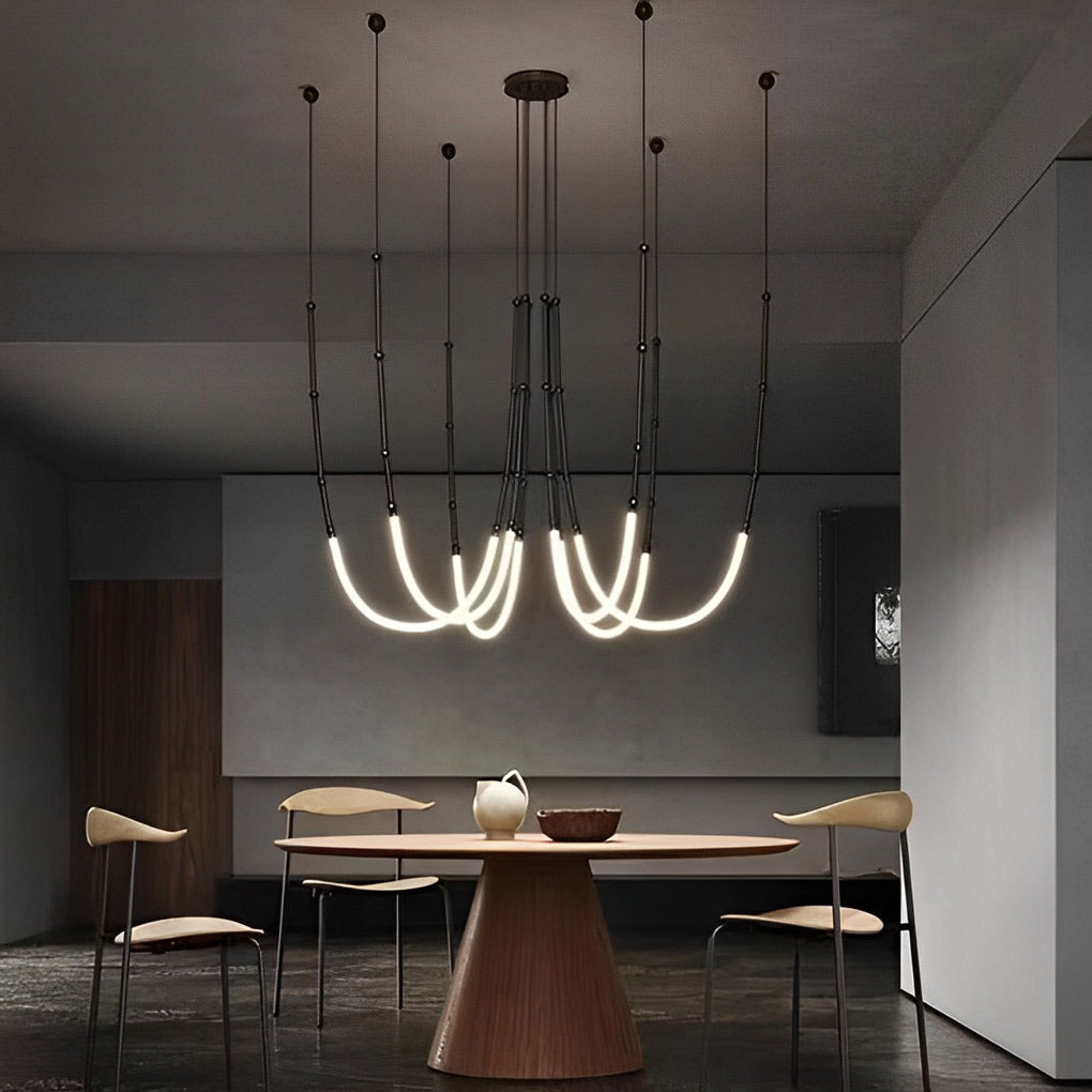 Adjustable Modern Staircase Pendant Light Ha083259