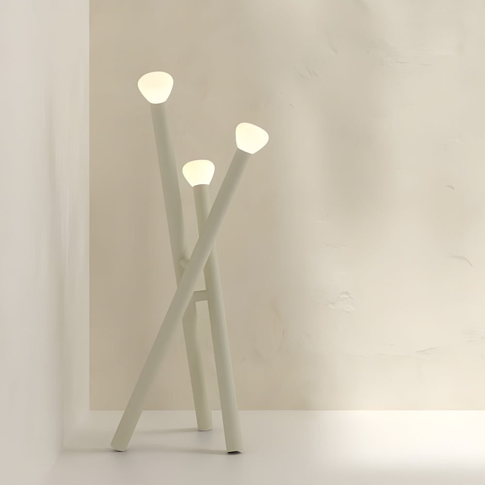 3 Light Minimalist Modern Stick Floor Lamp