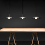 Glass Ufo Led Black Kitchen Pendant Light Li002218