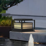 Square Vintage Design Outdoor Pillar Lights Li002112