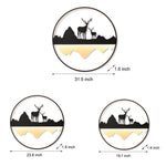 Round Mountain Scenery Outdoor Wall Light Li002710