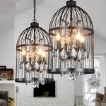 Birdcage Industrial Style Chandelier Ha092164