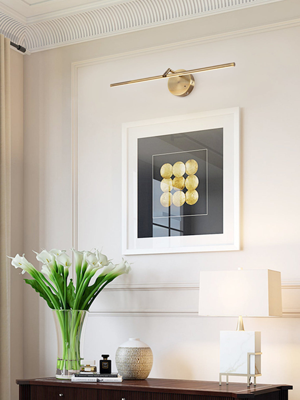 Galleria Slim Rechargeable LED Wall Sconce – Cordless, Dimmable
