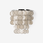 Pearl Shell Wall Sconce – Natural Layered Shell Wall Light for Bedroom, Living Room & Hallway