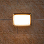 Minimalist Square LED Outdoor Wall Light, Waterproof Architectural Sconce