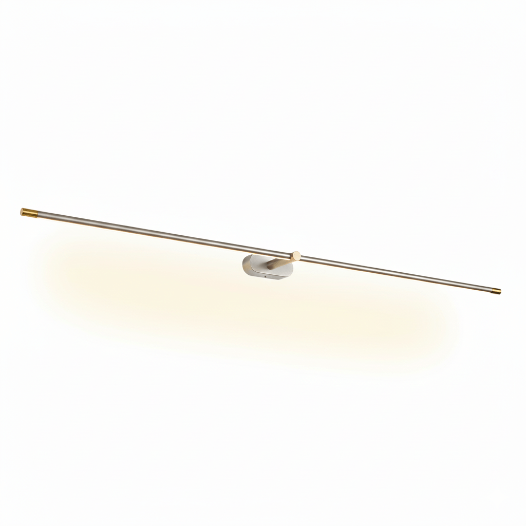 Minimalist Linear Rechargeable Wall Sconce – Cordless LED Vanity Light