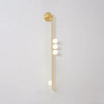 Elegant Brass Glass Wall Light