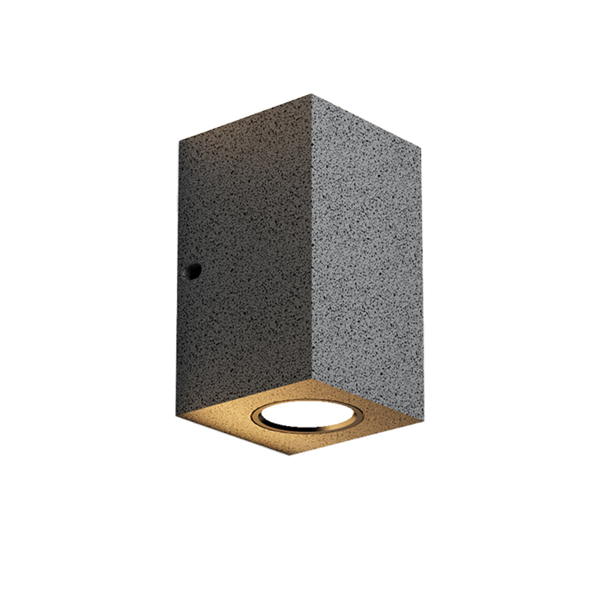 Terrazzo Outdoor Up and Down Wall Light in Black or White
