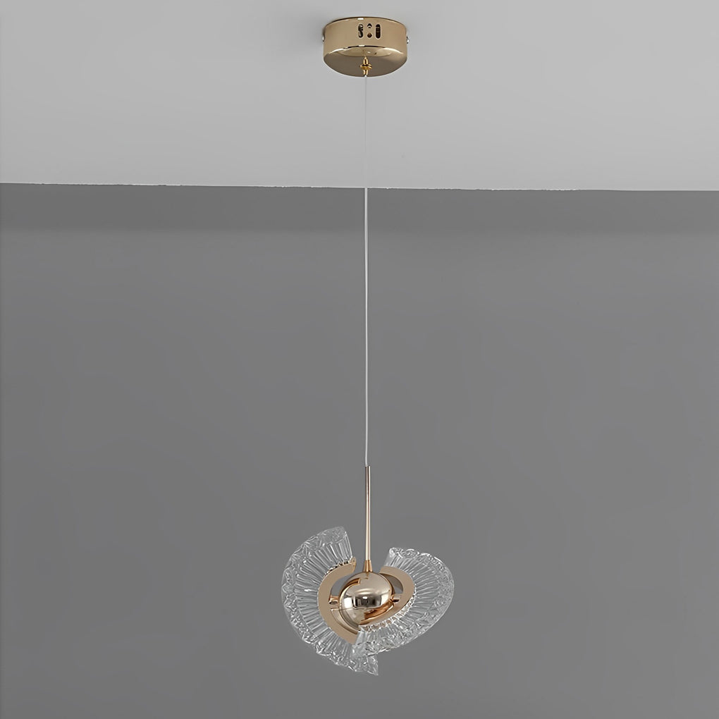 Lumina Circle Anodized Acrylic LED Pendant Light for Modern Interiors