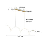 Wave Minimalist Modern Chandelier Ha098582