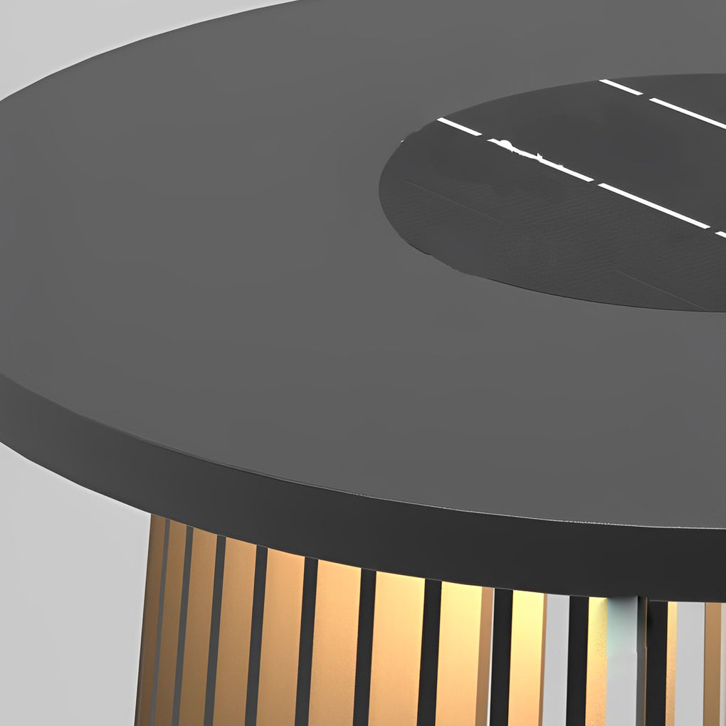 Round Solar Outdoor Lantern Ha088201