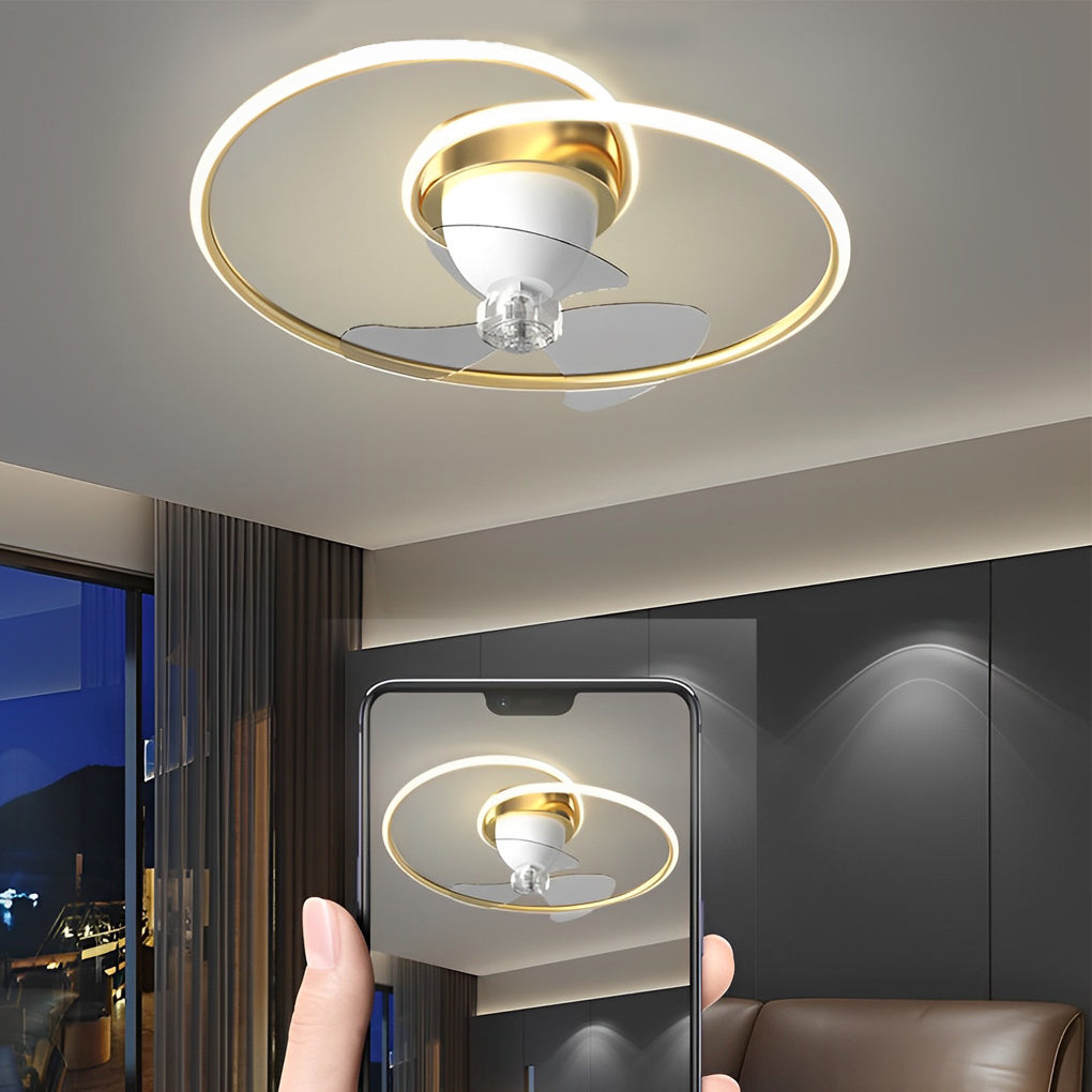 360 Rotating Modern Ceiling Fans Light Li002243
