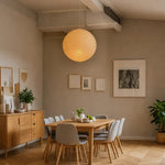 Large Paper Lantern Cage Chandelier