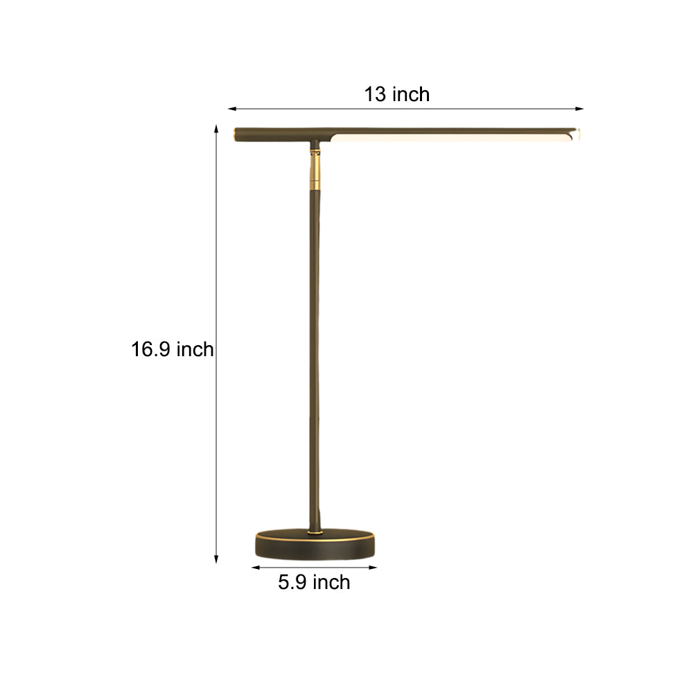 Copper Linear Brass Led Desk Lamp