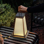 Square Portable Solar Outdoor Lantern Ha085030