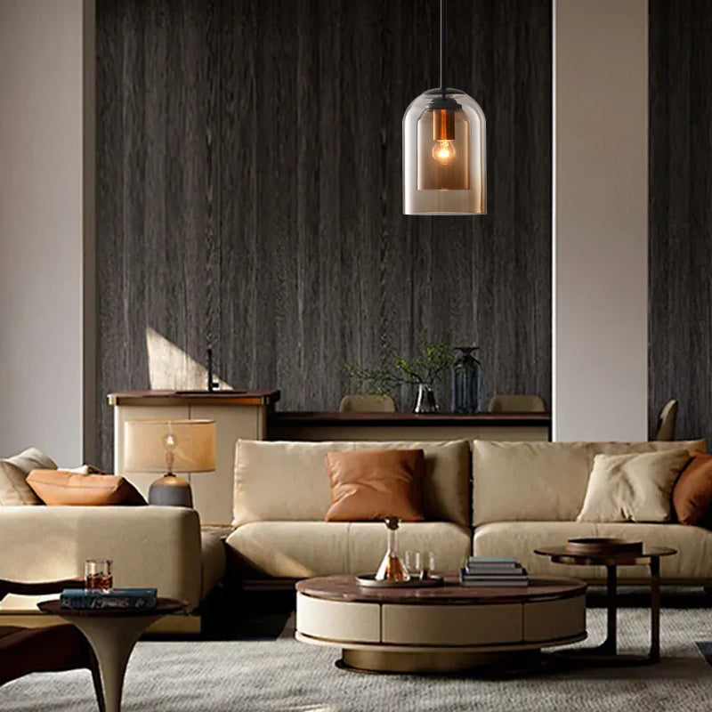 Double Glass Pendant Lamp