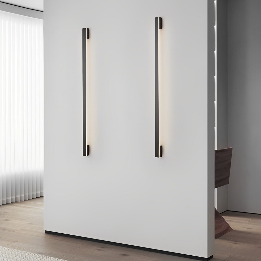 Copper LED Linear Wall Sconce with Three-Step Dimming for Modern Interiors