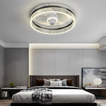 Round Modern Bladeless Ceiling Fans Ha082733