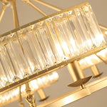 Round Metal Crystal Chandelier Ha098815
