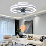 Round Stepless Dimming Modern Ceiling Fan Li001946