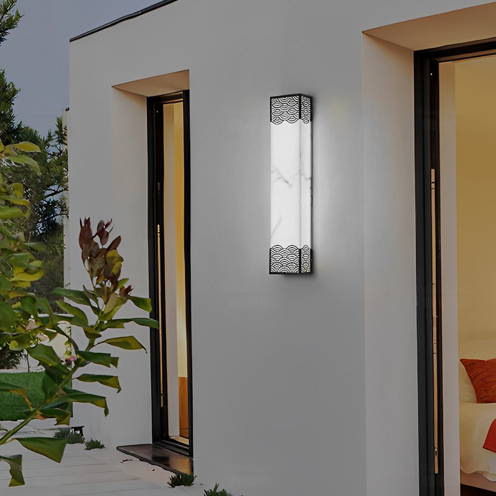 Rectangular Vintage Outdoor Wall Light Ha085182