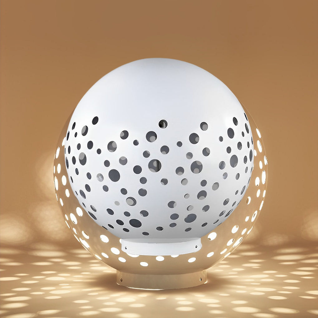 Waterproof Hollow White Outdoor Lantern Ha090540