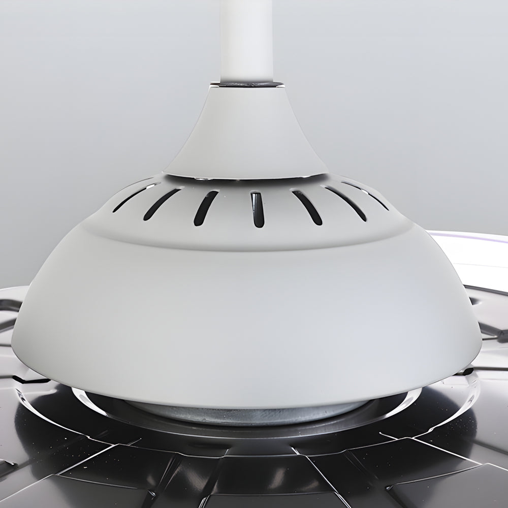 Modern 41 Retractable Ceiling Fan With Led Lights And Remote Control