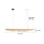Acrylic Leaf Led Modern Chandelier Li002712